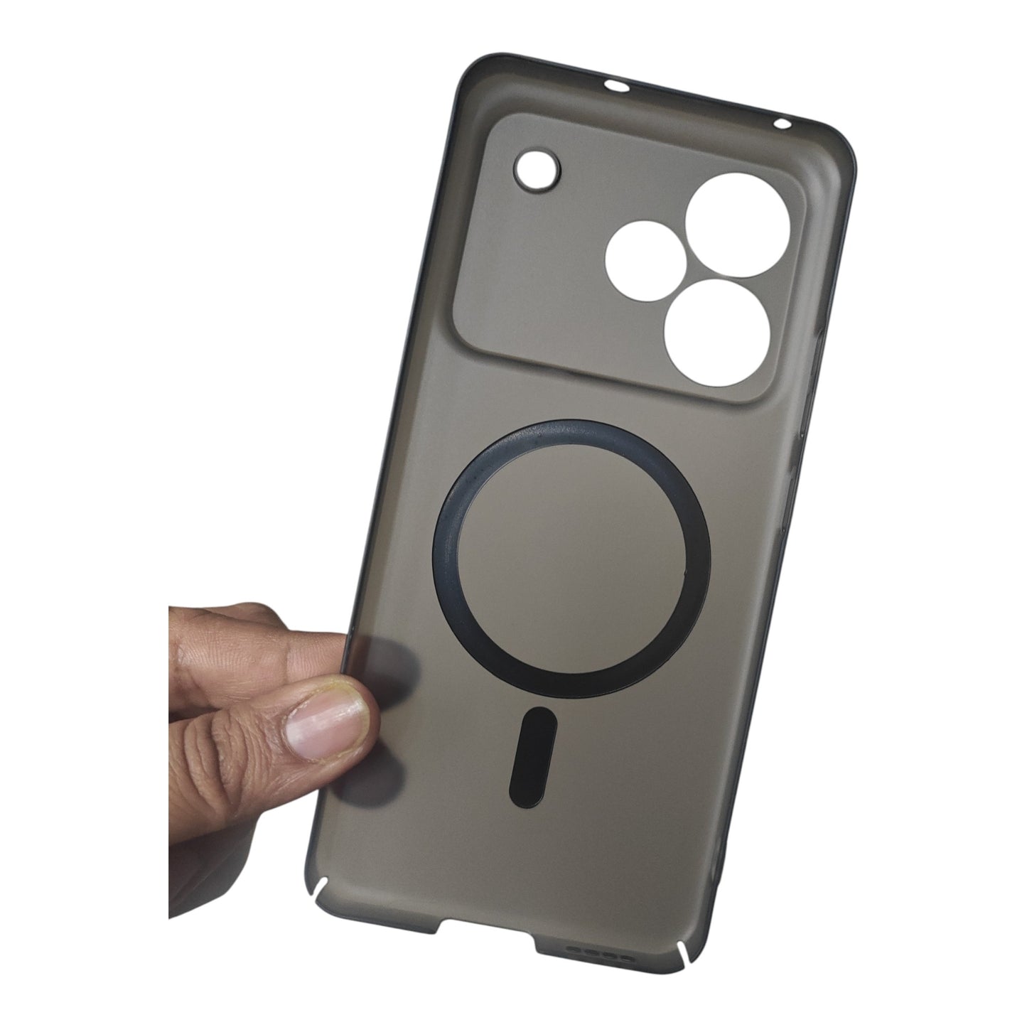 Realme P4 / RealmeP4 5G Premium Quality ( No Magsafe, Only Design ) Matte Hard Plastic Back Cover Case