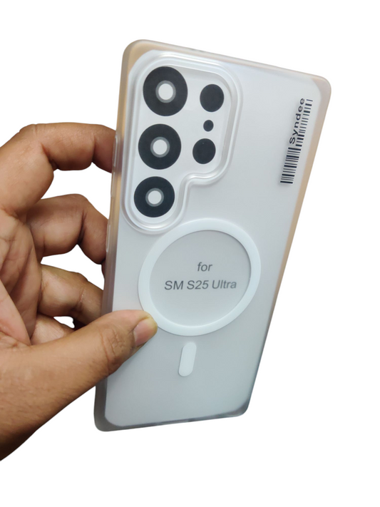 Samsung Galaxy S25 Ultra Syndee Premium Quality Magsafe Matte Hard Plastic Back Cover Case