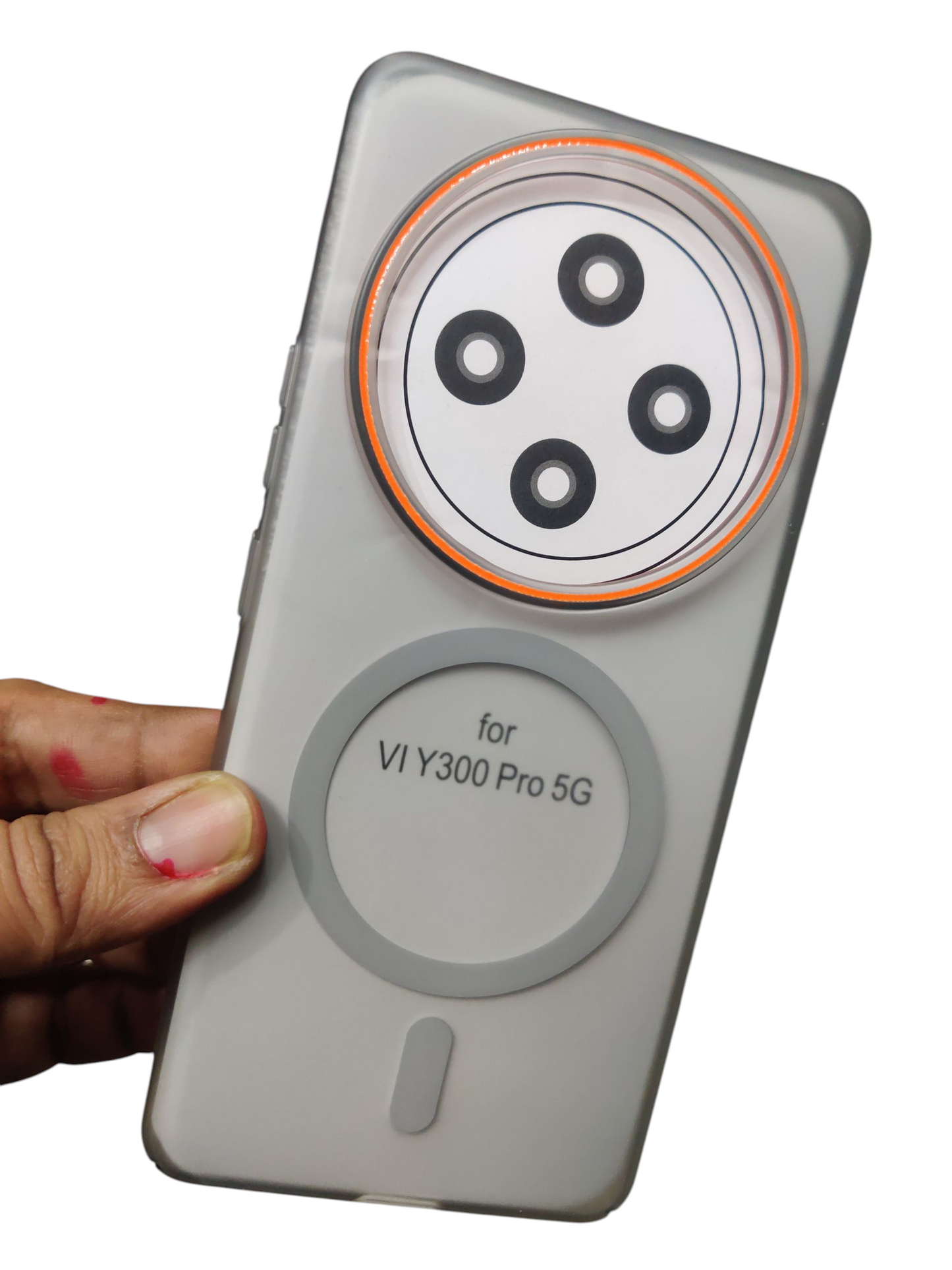 Vivo T4 5G / vivo Y300 Pro 5G Royal Star Premium Quality Magsafe Matte Hard Plastic Back Cover Case - Royal Star