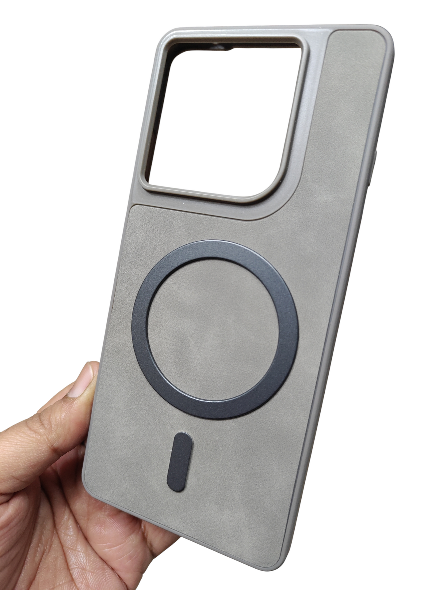 Motorola Moto Edge 60 Pro 5G Magsafe Premium Quality Leather ( Side Soft, Back Hard ) Back Cover Case