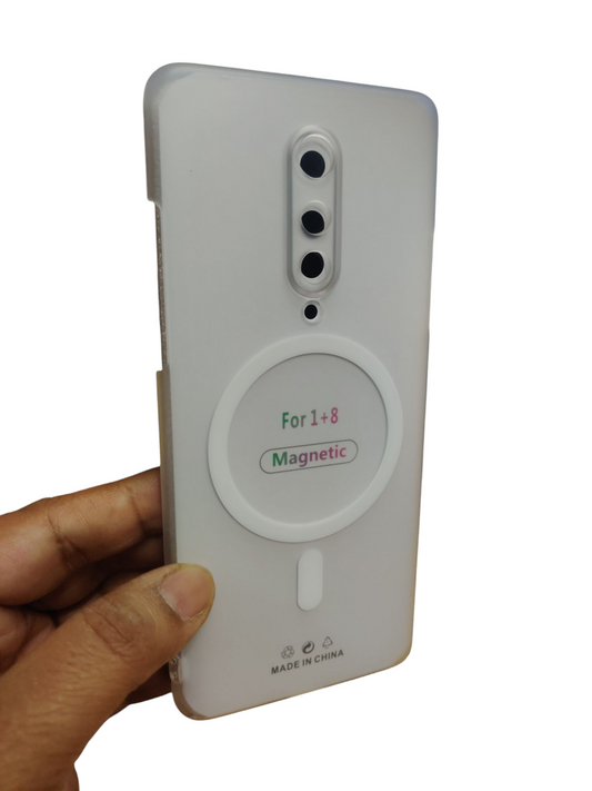 OnePlus 8 Premium Quality Magsafe Matte Hard Plastic Back Cover Case