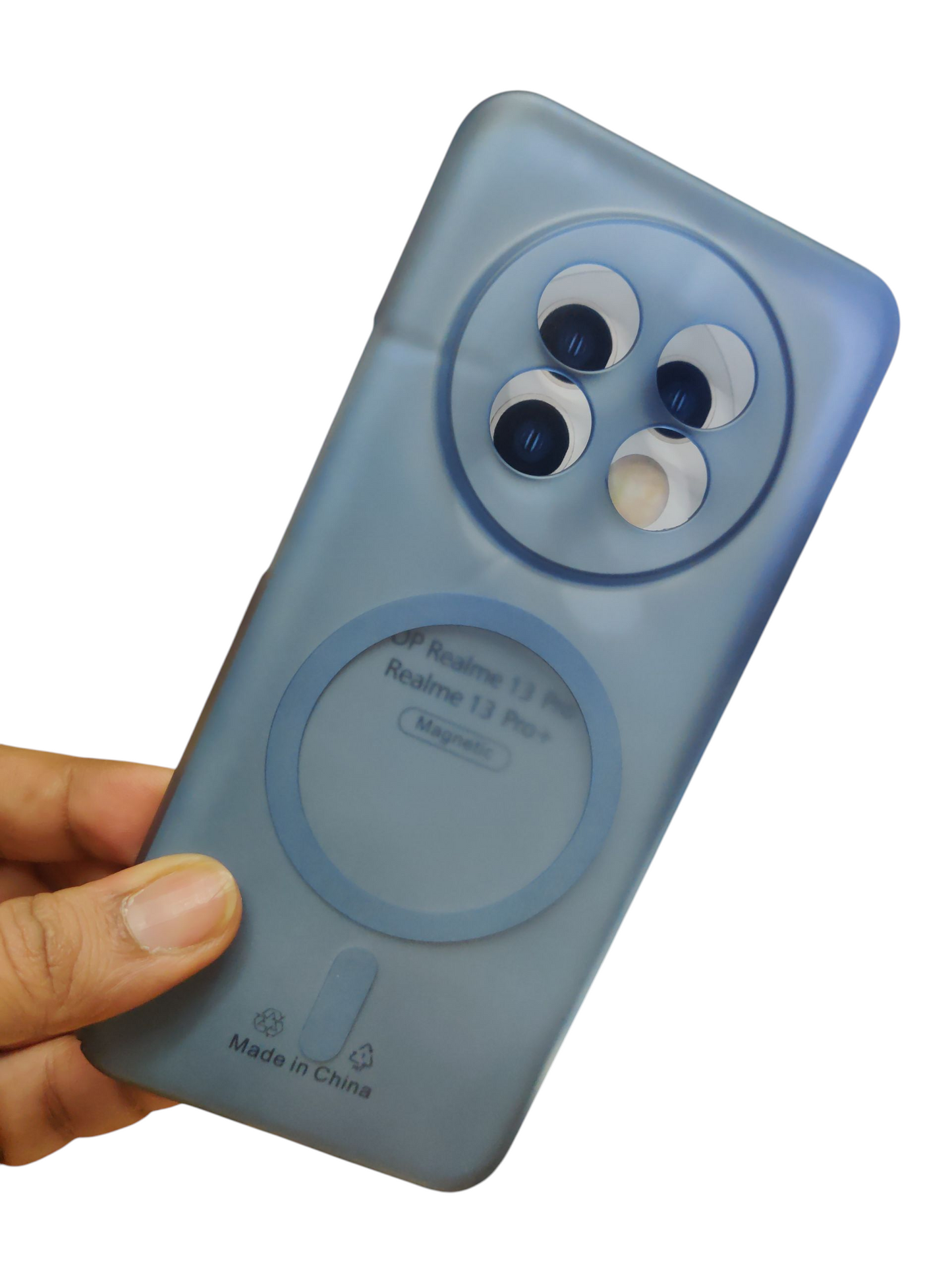 Realme 13 Pro / Realme 13 Pro Plus Premium Quality Magsafe Matte Hard Plastic Back Cover Case - Royal Star