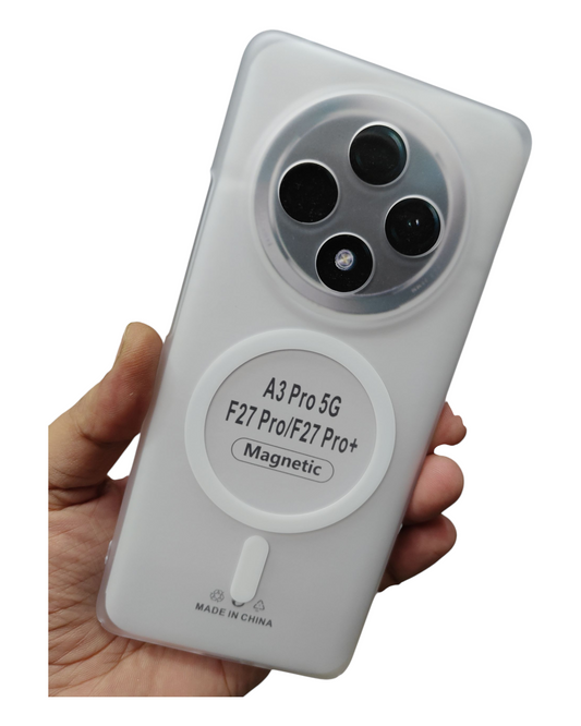 Oppo F27 Pro / Oppo F27 Pro Plus 5G Premium Quality Magsafe Matte Hard Plastic Back Cover Case