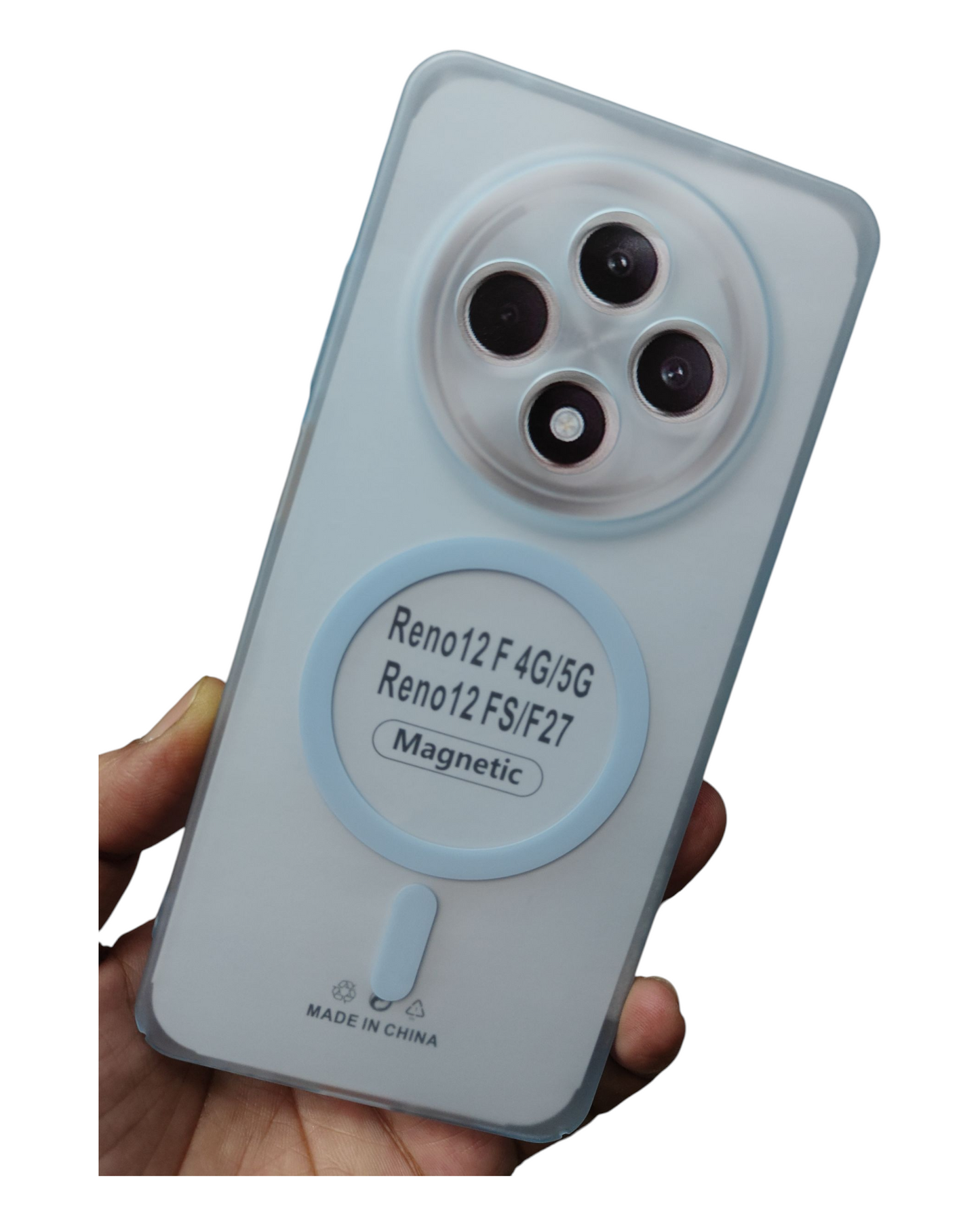 Oppo F27 5G Premium Quality Magsafe Matte Hard Plastic Back Cover Case - Royal Star