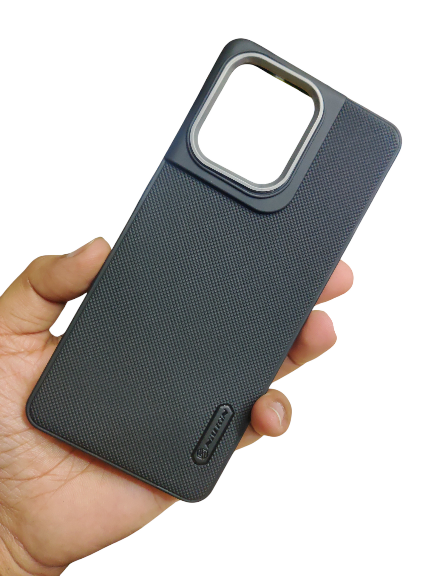 Motorola Moto Edge 50 Neo Premium Quality Silicon Soft Frosted Dotted Back Cover Case - Royal Star