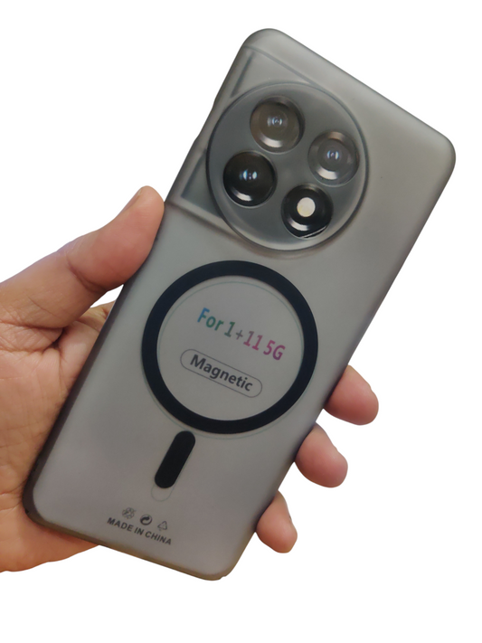 OnePlus 11 5G Premium Quality Magsafe Matte Hard Plastic Back Cover Case