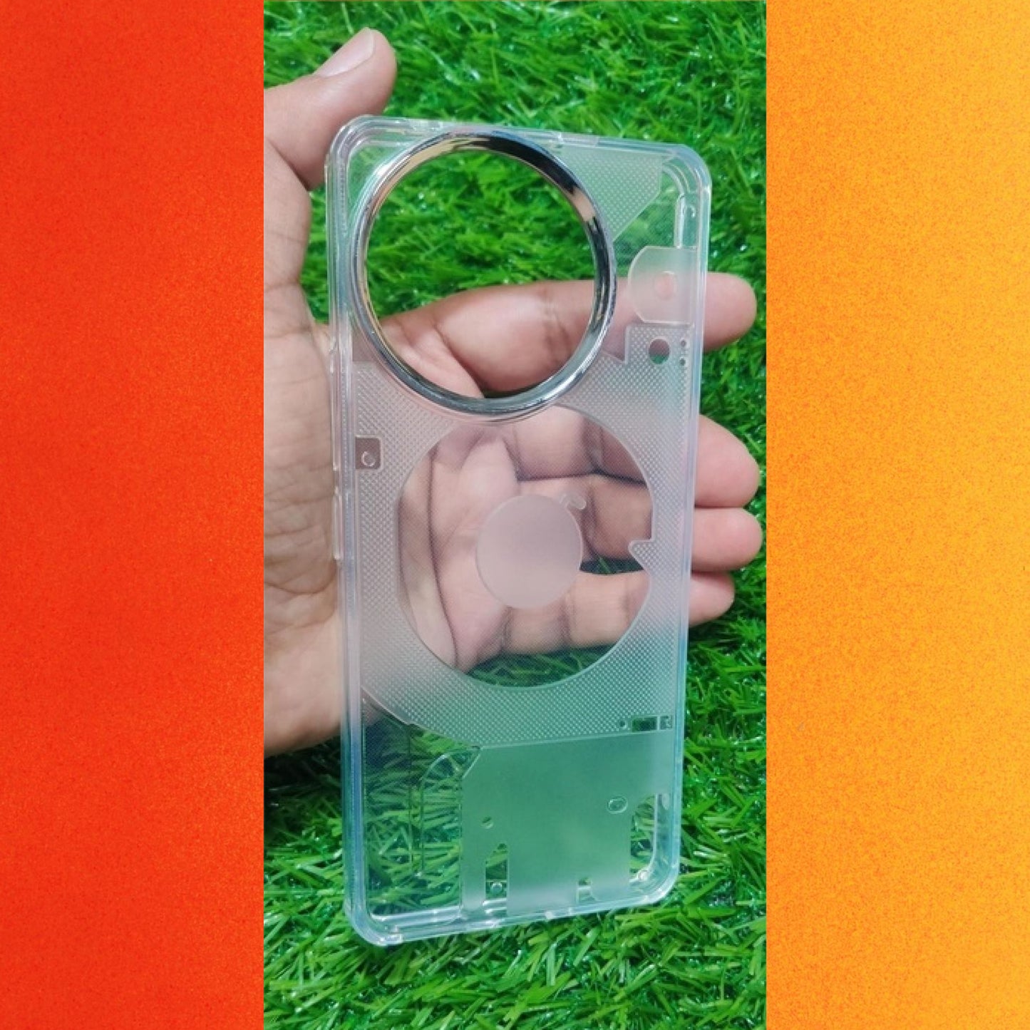 Premium Quality Transparent Designer Silicon Soft Back Cover Case - Royal Star