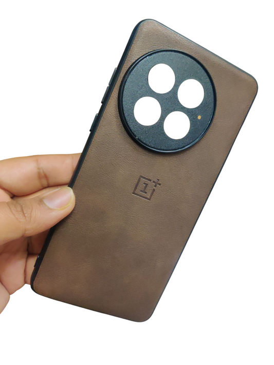 OnePlus 13 Luxury Leather ( Side Soft, Back Hard ) Back Cover Case