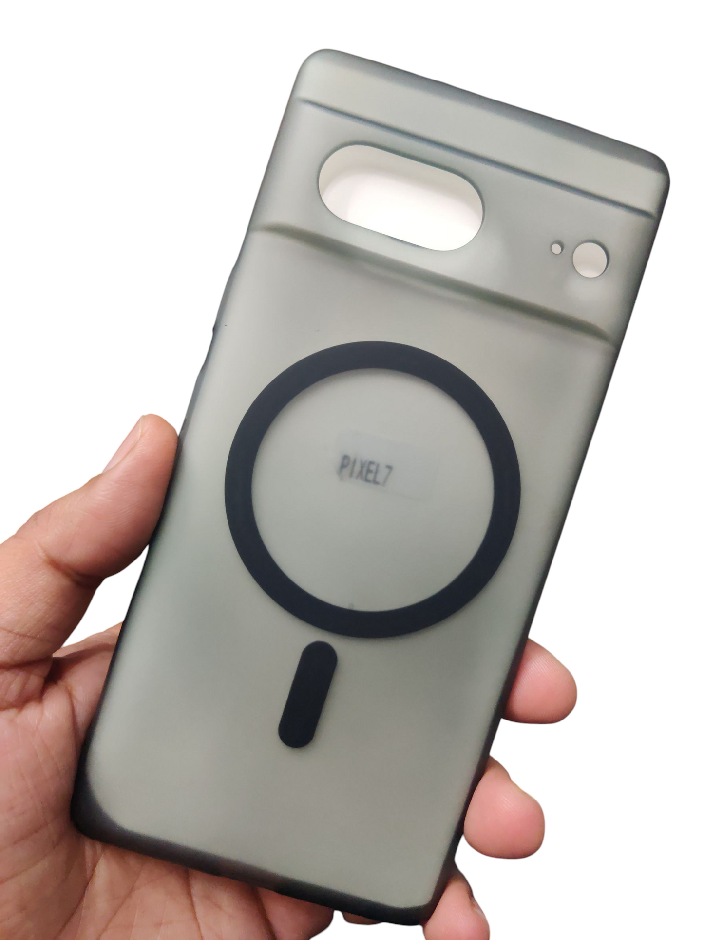 Google Pixel 7 Premium Quality Magsafe Matte Hard Plastic Back Cover Case - Royal Star