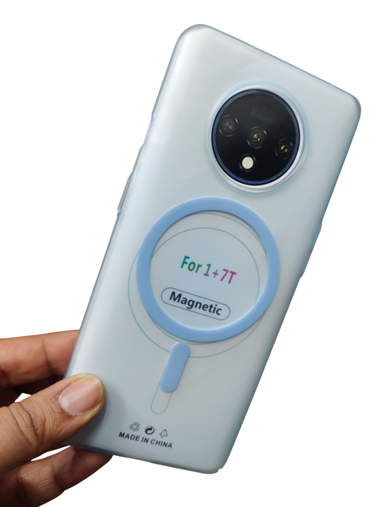 OnePlus 7T Premium Quality Magsafe Matte Hard Plastic Back Cover Case