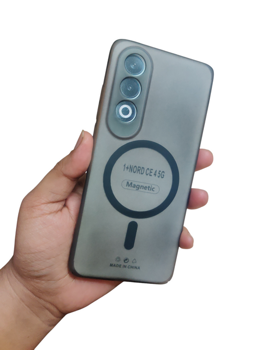 OnePlus Nord Ce4 5G Premium Quality Magsafe Matte Hard Plastic Back Cover Case