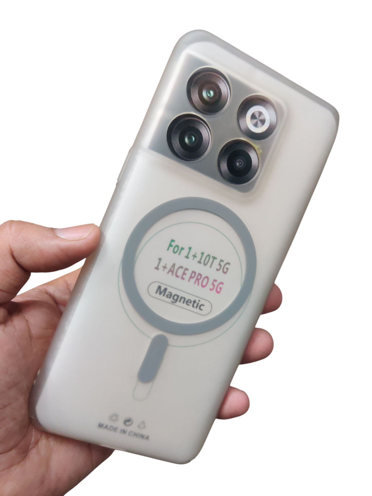 OnePlus 10T 5G Premium Quality Magsafe Matte Hard Plastic Back Cover Case - Royal Star