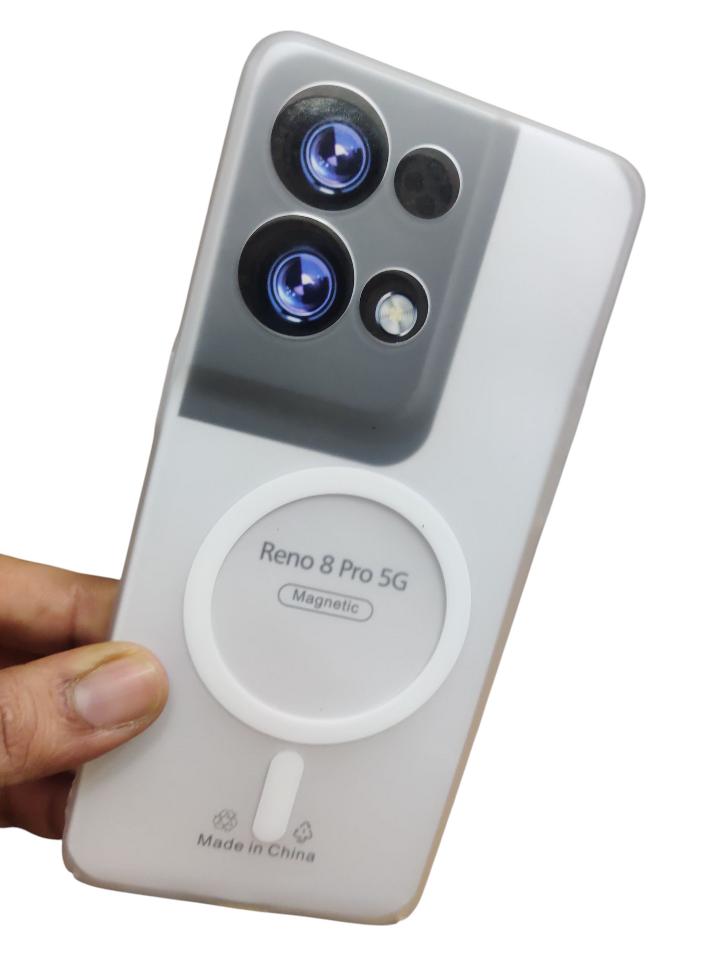 Oppo Reno 8 Pro 5G / Oppo Reno 8 Pro Plus 5G Premium Quality Magsafe Matte Hard Plastic Back Cover Case