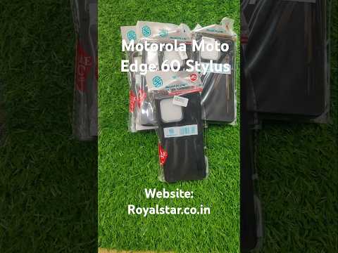 Motorola Moto Edge 60 Stylus 5G Premium Quality Silicon Soft Frosted Dotted Back Cover Case ( Black Color )