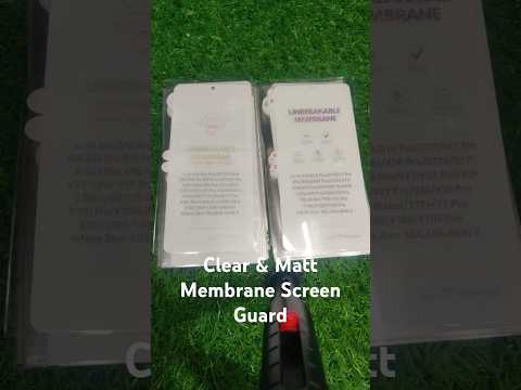 Vivo V27 / V27 Pro / V29 / V29E / V29 Pro / V30 / V30E / V30 Pro Matte Finish Front Membrane Screen Scratch Protector Guard