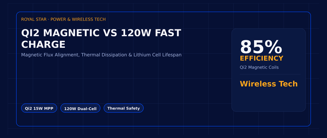 Qi2 Wireless Magnetic Charging vs 120W Wired Fast Charging: Efficiency, Heat & Battery Degradation Analysis