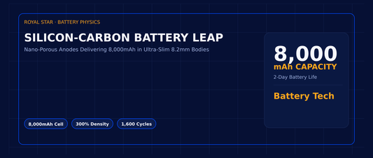 The Silicon-Carbon Battery Revolution: How 2026 Smartphones Squeeze 8,000mAh into Slim 8mm Chassis