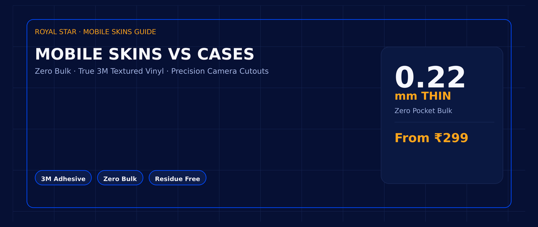 Mobile Skins vs Cases: Can a 3M Precision Vinyl Skin Truly Protect Your Phone from Scratches?
