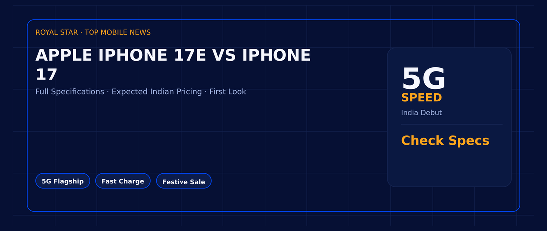 Apple iPhone 17e vs iPhone 17