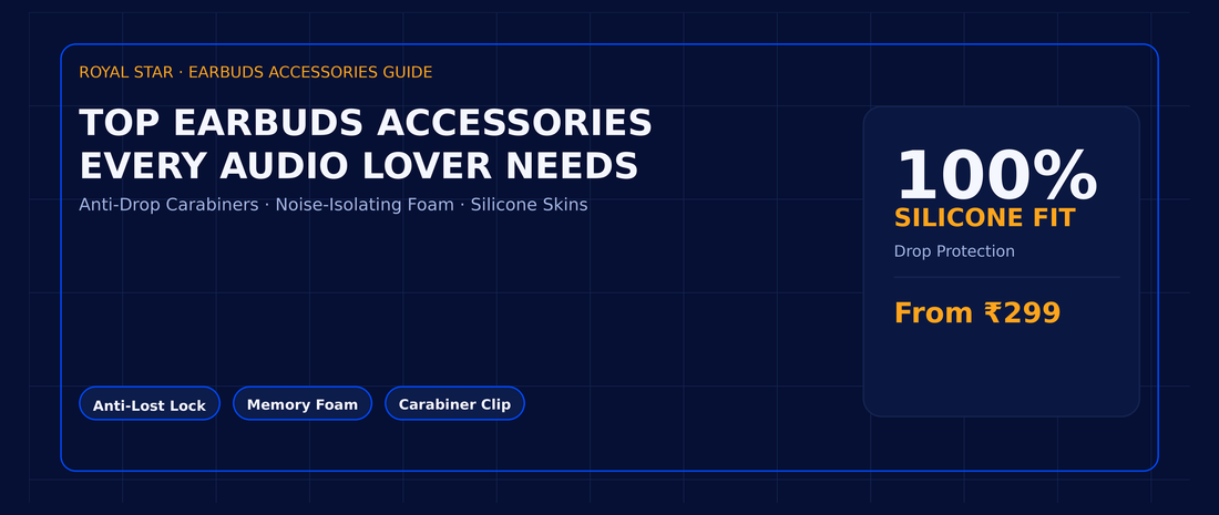 Top Earbuds Accessories Every Audio Lover Needs: Shockproof Silicone Cases, Foam Tips & Carabiners