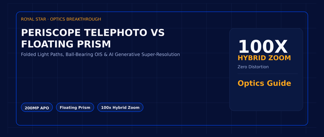 Periscope Telephoto vs Floating Prism Lenses: How Flagships Achieve 100x Hybrid Zoom Without Quality Loss