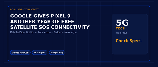 Google gives Pixel 9 another year of free Satellite SOS connectivity