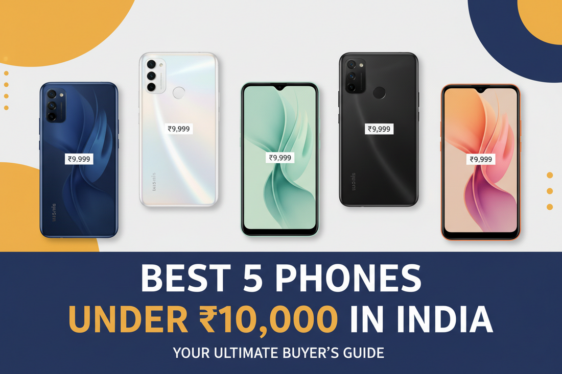 Best 5 Phones Under ₹10,000 in India (August 2026)