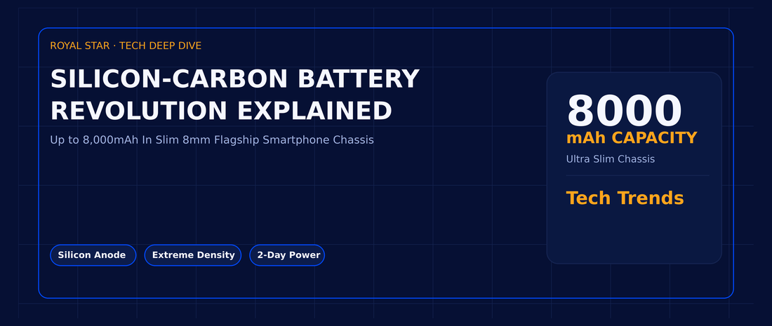 Silicon-Carbon Anode Batteries: How Smartphones Squeeze 8,000mAh into Slim Phones