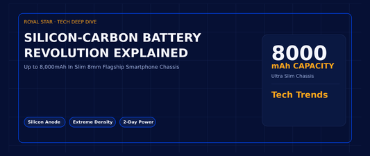 Silicon-Carbon Anode Batteries: How Smartphones Squeeze 8,000mAh into Slim Phones
