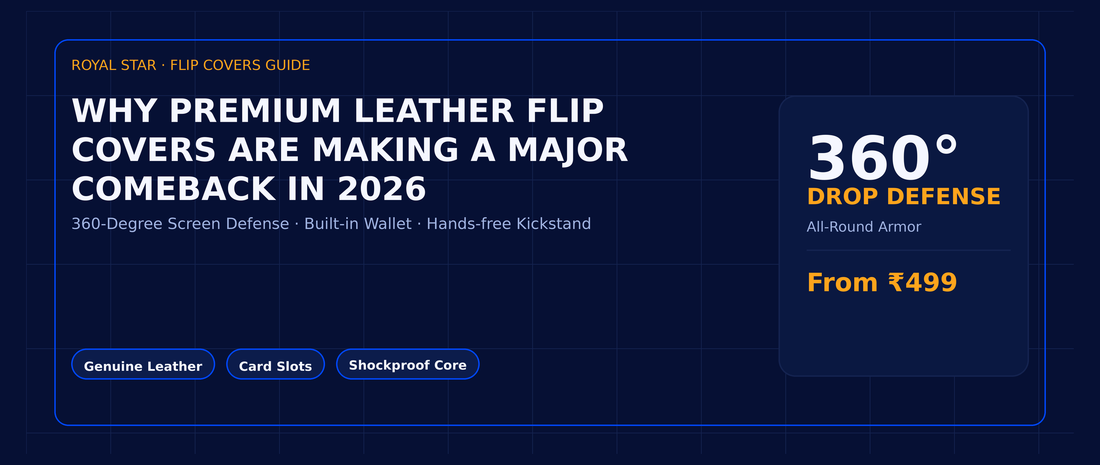 Why Premium Leather Flip Covers Are Making a Major Comeback in 2026: Protection & Style Guide
