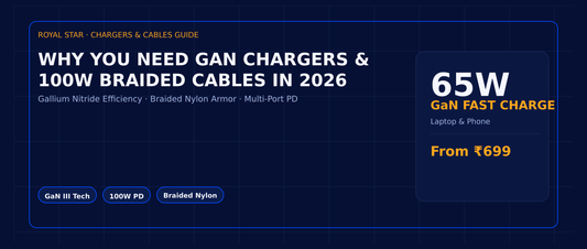 Why You Need GaN Chargers & 100W Braided Cables in 2026: Fast Charging Without Battery Heat