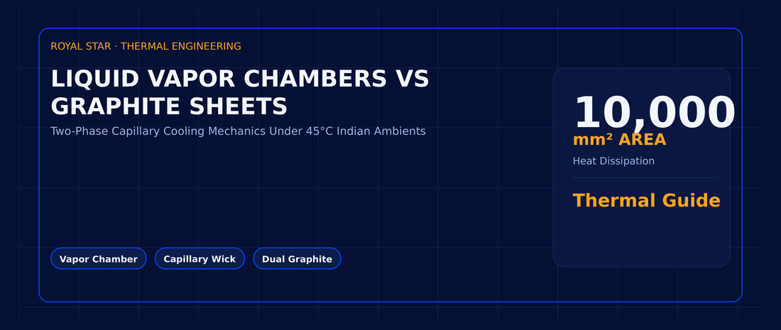 Liquid Vapor Chambers vs Multilayer Graphite Sheets: How Modern Flagships Prevent CPU Throttling in Indian Summers