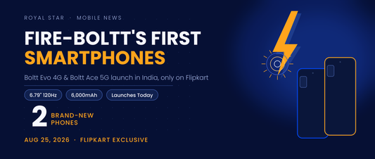 Fire-Boltt Boltt Evo and Boltt Ace 5G India launch banner