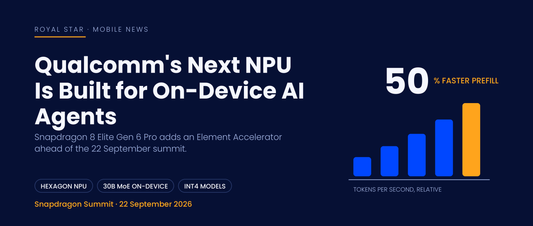 Qualcomm Snapdragon 8 Elite Gen 6 Pro Hexagon NPU detailed ahead of the 22 September 2026 Snapdragon Summit