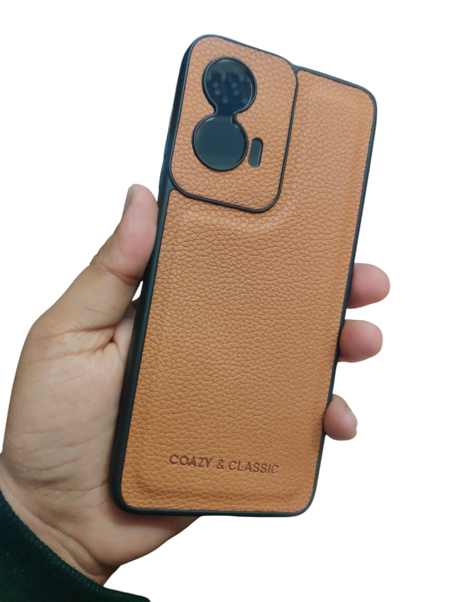 Motorola Moto G35 5G Premium Quality Silicon Leather Back Cover Case - Royal Star