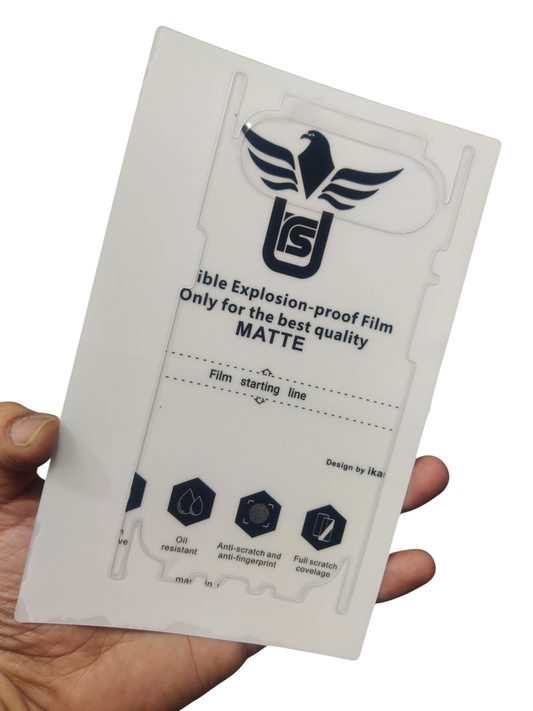 Apple iPhone 17 Air Matte & Glossy Finish Back Lamination Membrane Protector Protection Guard