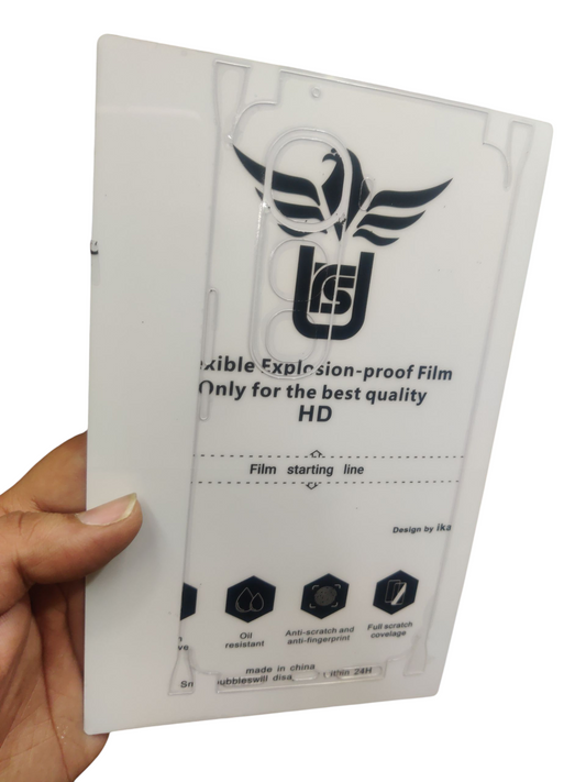 Vivo Y400 Pro Matte & Glossy Finish Back Lamination Membrane Protector Protection Guard