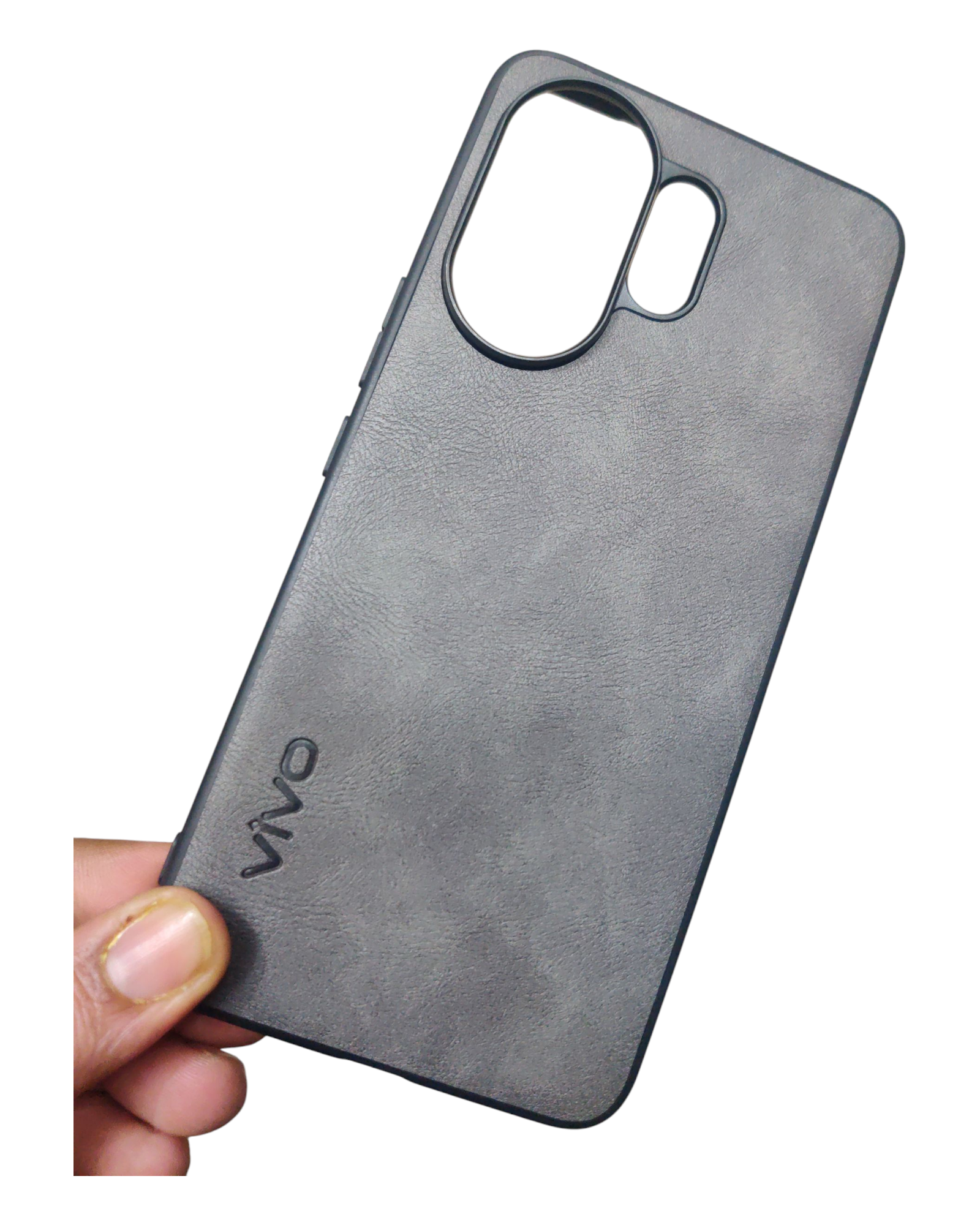 Vivo V60 / V60E / T4 Pro 5G Luxury Leather ( Side Soft, Back Hard ) Back Cover Case - Royal Star