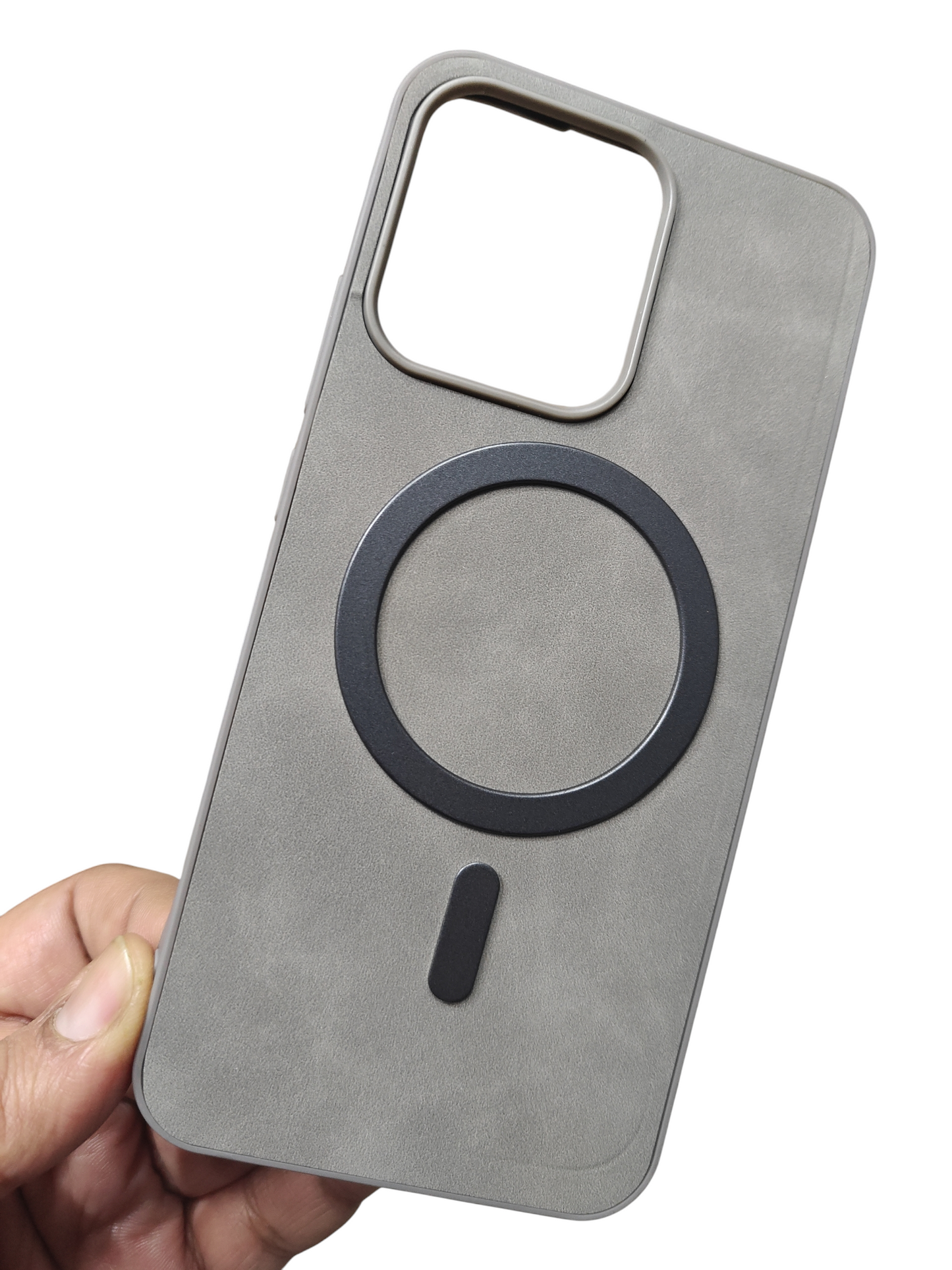 Oppo Reno 14 5G Magsafe Premium Quality Leather ( Side Soft, Back Hard ) Back Cover Case - Royal Star