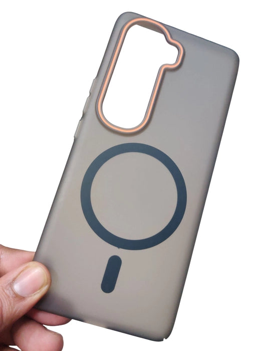 Vivo Y400 Pro Royal Star Premium Quality Magsafe Matte Hard Plastic Back Cover Case - Royal Star