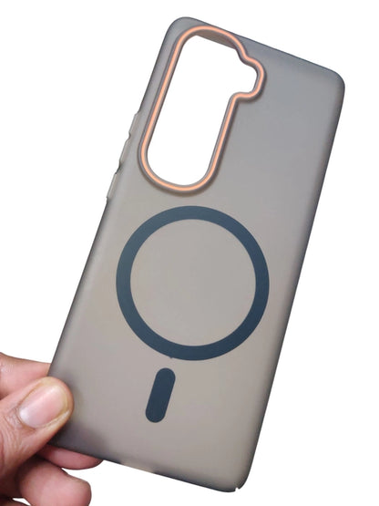 Vivo Y400 Pro Royal Star Premium Quality Magsafe Matte Hard Plastic Back Cover Case - Royal Star