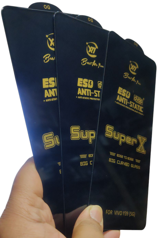 Vivo Y39 5G Tempered Glass Screen Protector Guard ( Pack of 3Pcs Tempered Glass )