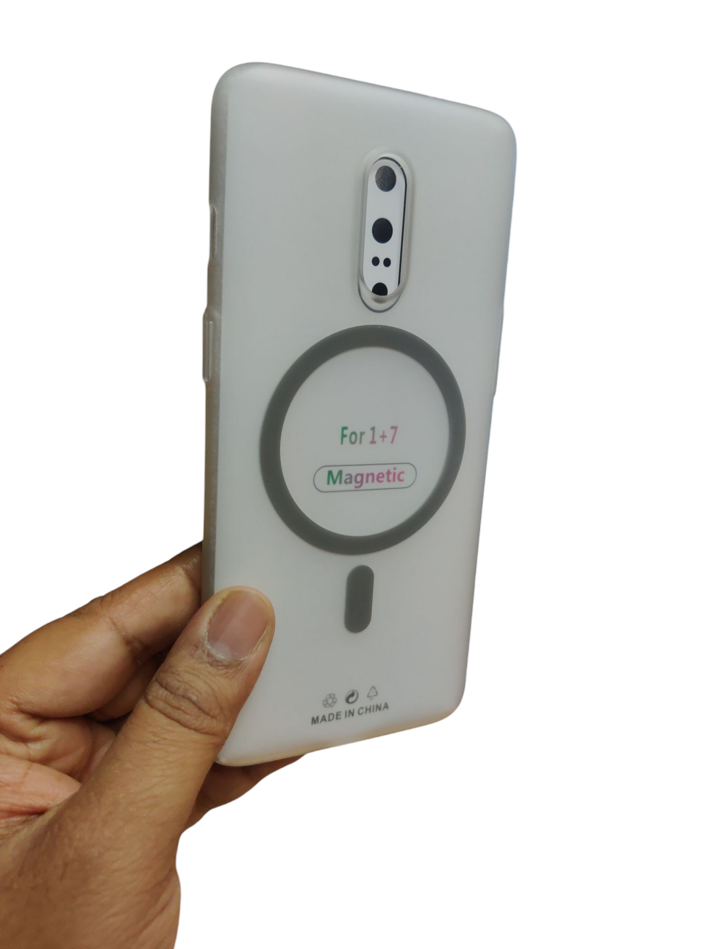 OnePlus 7 Premium Quality Magsafe Matte Hard Plastic Back Cover Case - Royal Star