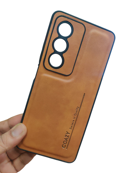 Oppo A3 Pro 5G Premium Quality Silicon Leather Back Cover Case - Royal Star