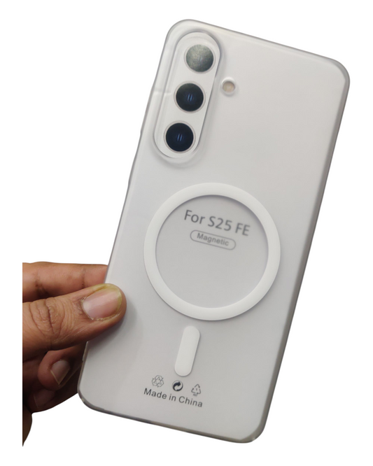 Samsung Galaxy S25 FE / S25FE 5G Premium Quality Magsafe Matte Hard Plastic Back Cover Case