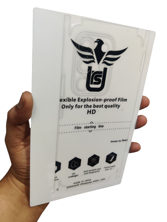 Vivo T4X 5G Matte & Glossy Finish Back Lamination Membrane Protector Protection Guard - Royal Star