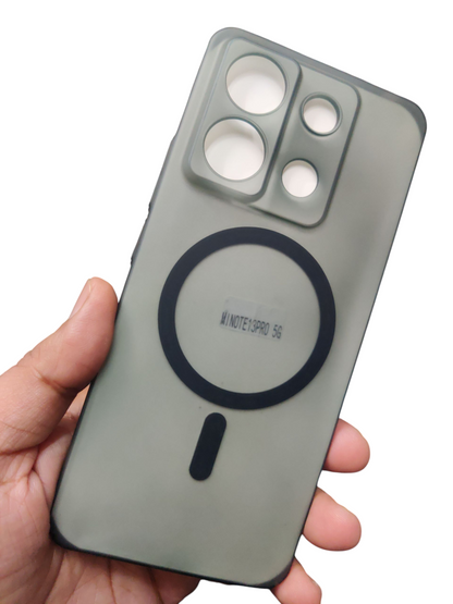 Xiaomi Redmi Note 13 Pro 5G Premium Quality Magsafe Matte Hard Plastic Back Cover Case