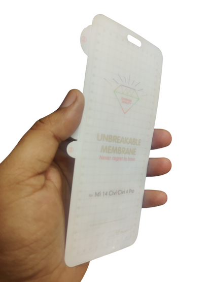 Xiaomi Mi 14 Civi / Civi 4 Pro Matte & Glossy Finish Front Membrane Screen Scratch Protector Guard