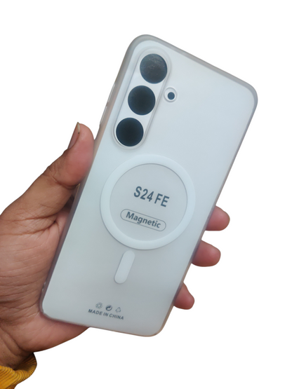 Samsung Galaxy S24Fe S24 Fe 5G Premium Quality Magsafe Matte Hard Plastic Back Cover Case