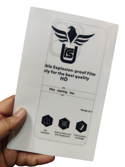 Oppo Reno 14 Pro 5G Matte & Clear Finish Back Lamination Membrane Protector Protection Guard